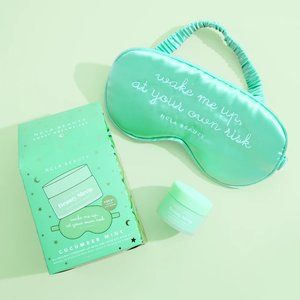 NCLA Beauty Cucumber Mint Overnight Lip Mask & Satin Eye Mask